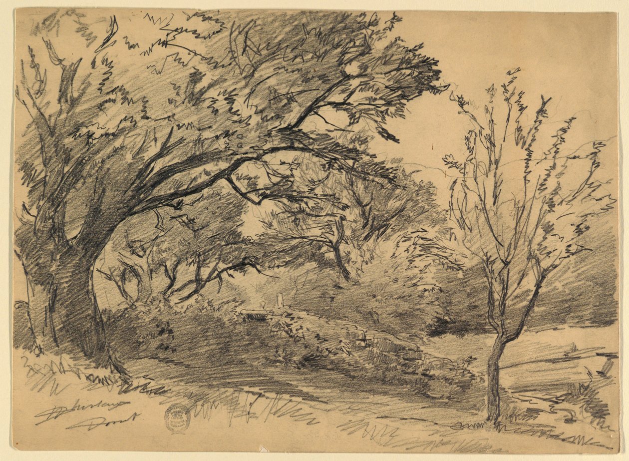Landskab i Dorset, Vermont af Walter Shirlaw