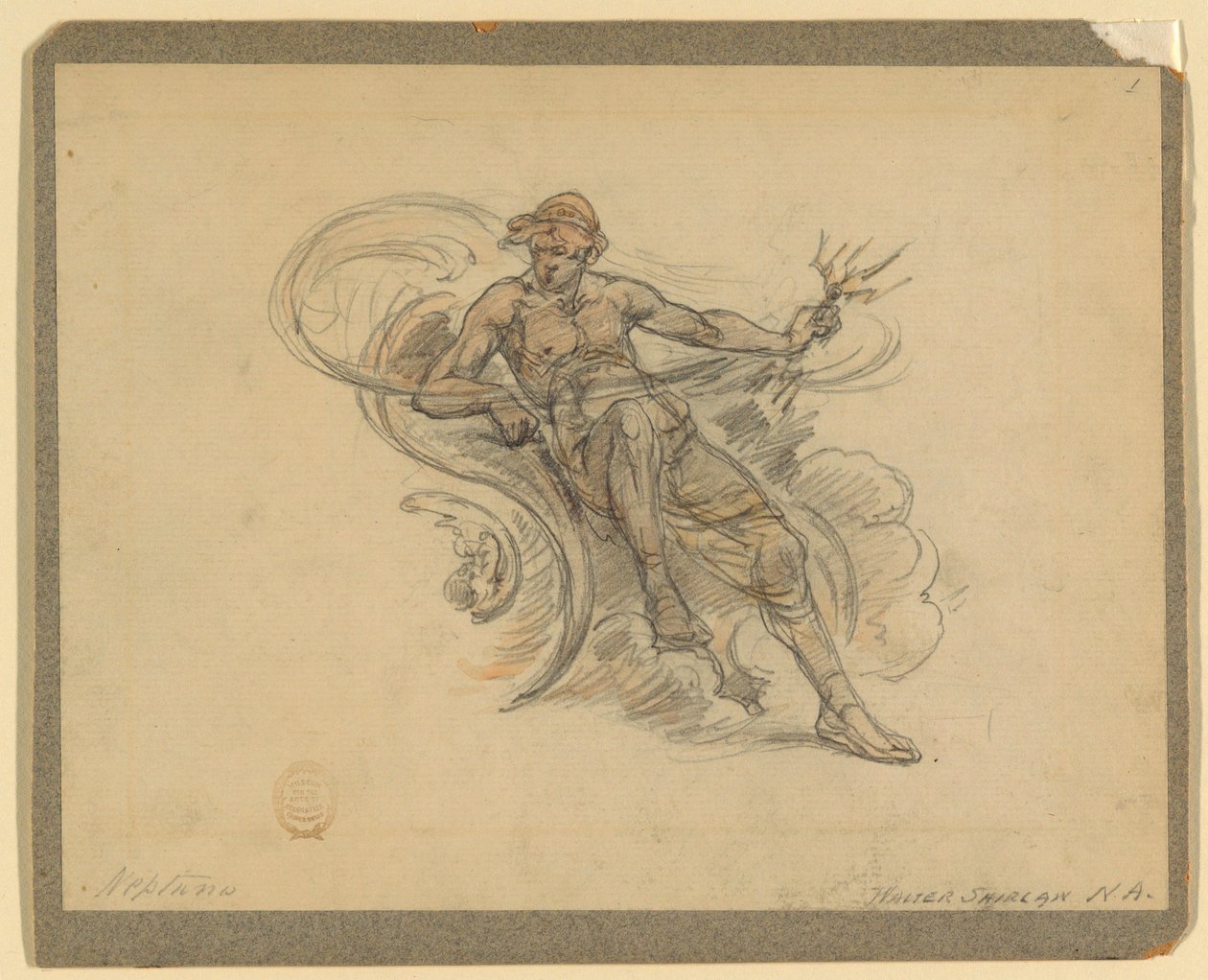 Neptune af Walter Shirlaw