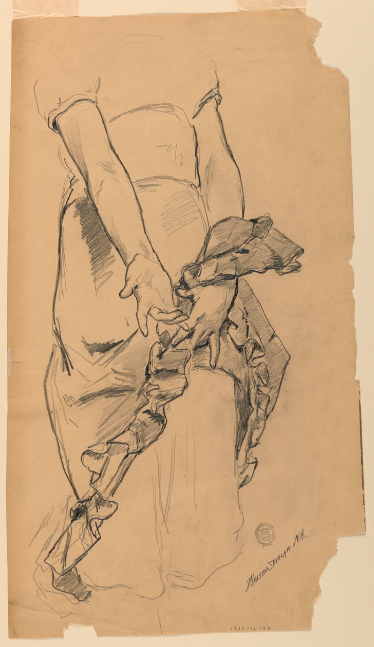 Studie af en kvinde af Walter Shirlaw