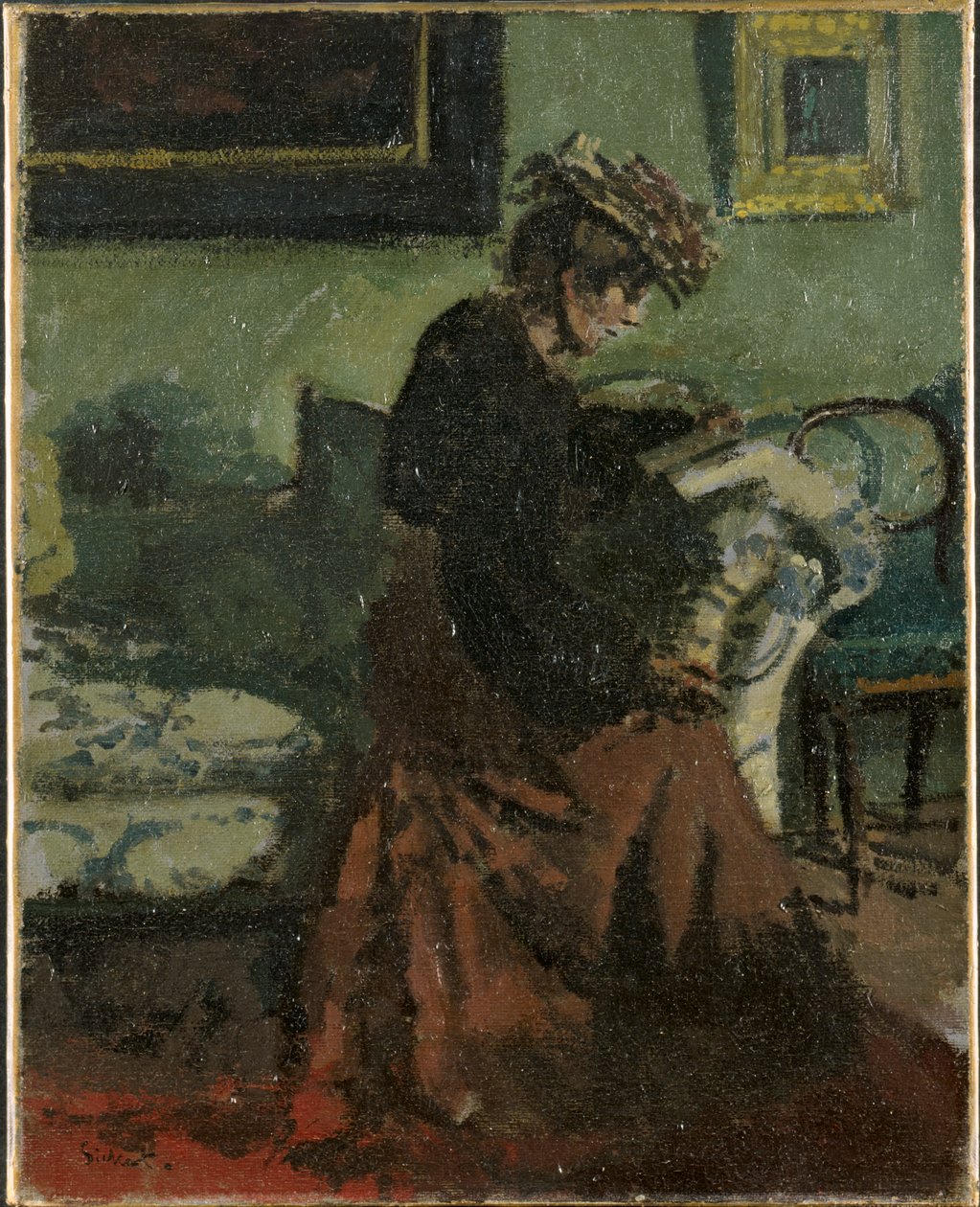 Påskedag-Hélène Daurmont af Walter Sickert