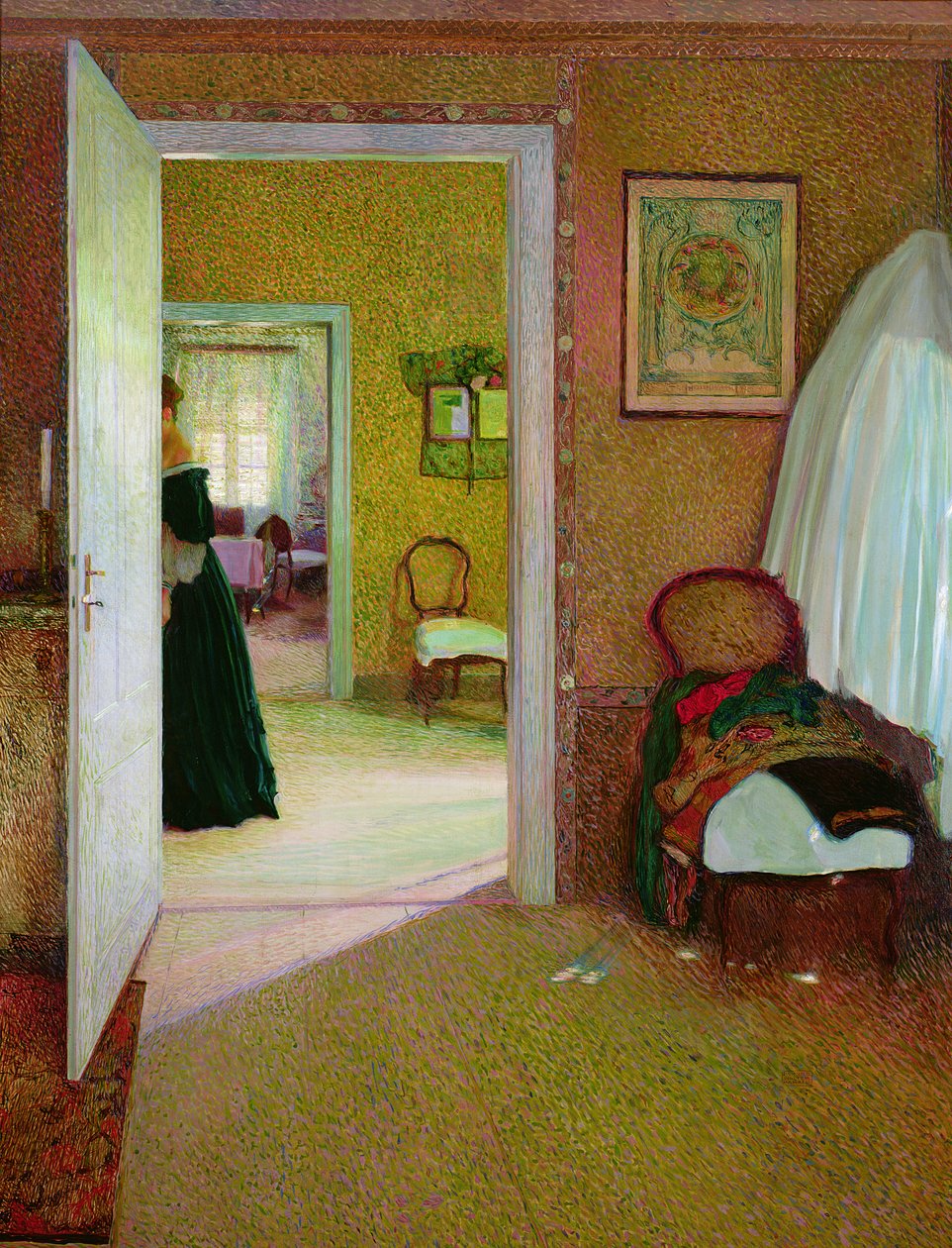 Interiør af Walter Sigmund Hampel