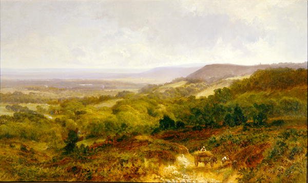 The Weald of Surrey (olie på lærred) af Walter Wallor Caffyn