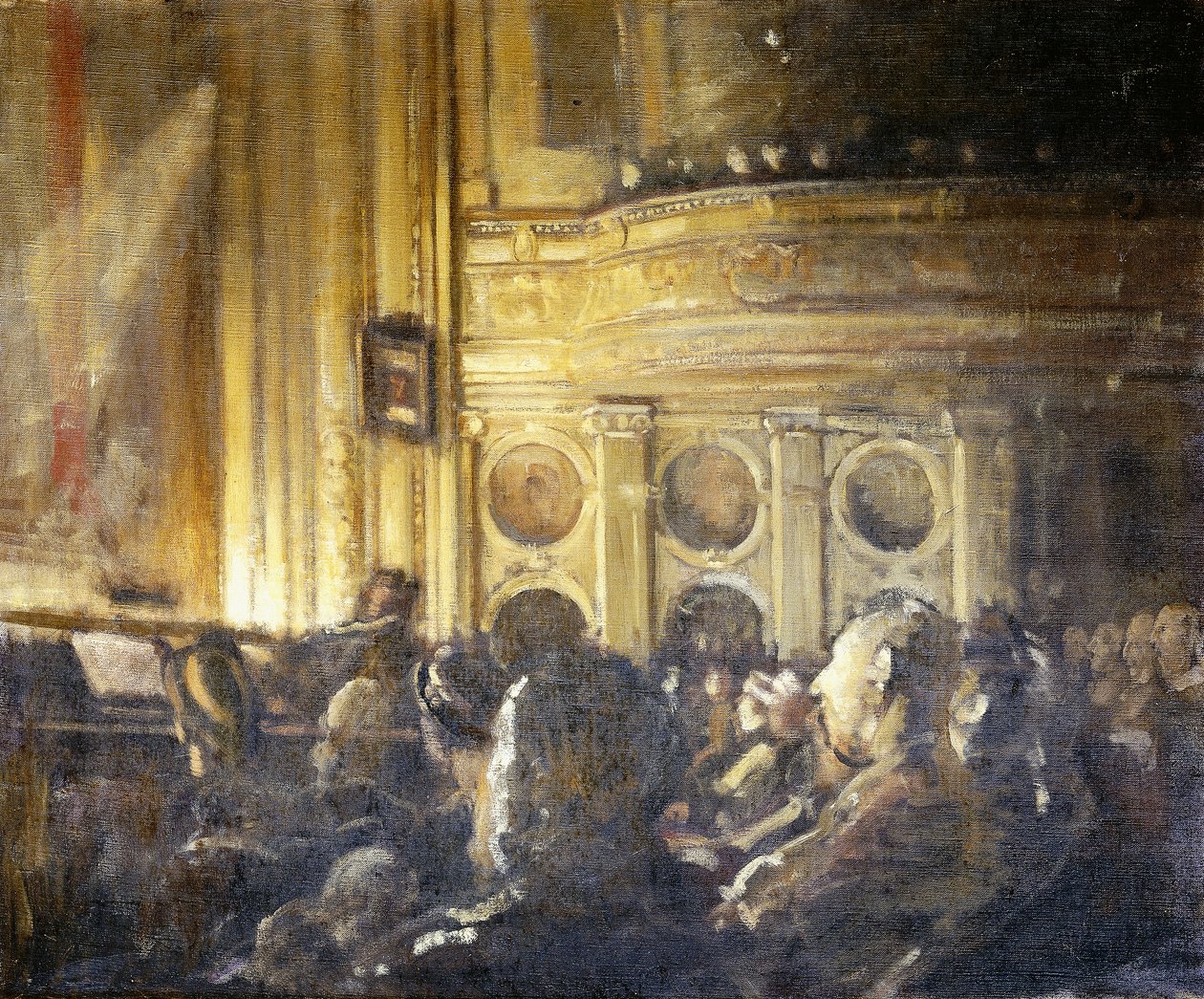 Et publikum af Walter Westley Russell