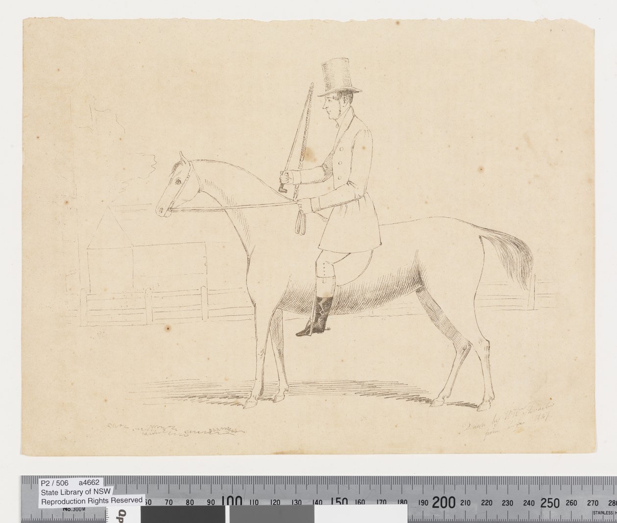 Portræt af Henry Reeves, 1847 af Walter William Thwaites