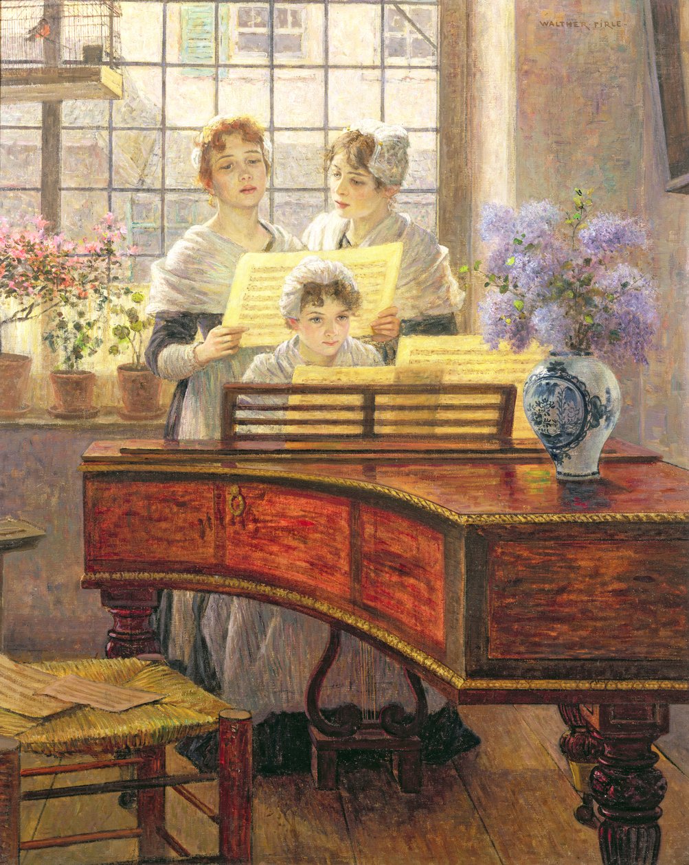 Omkring klaveret af Walther Firle