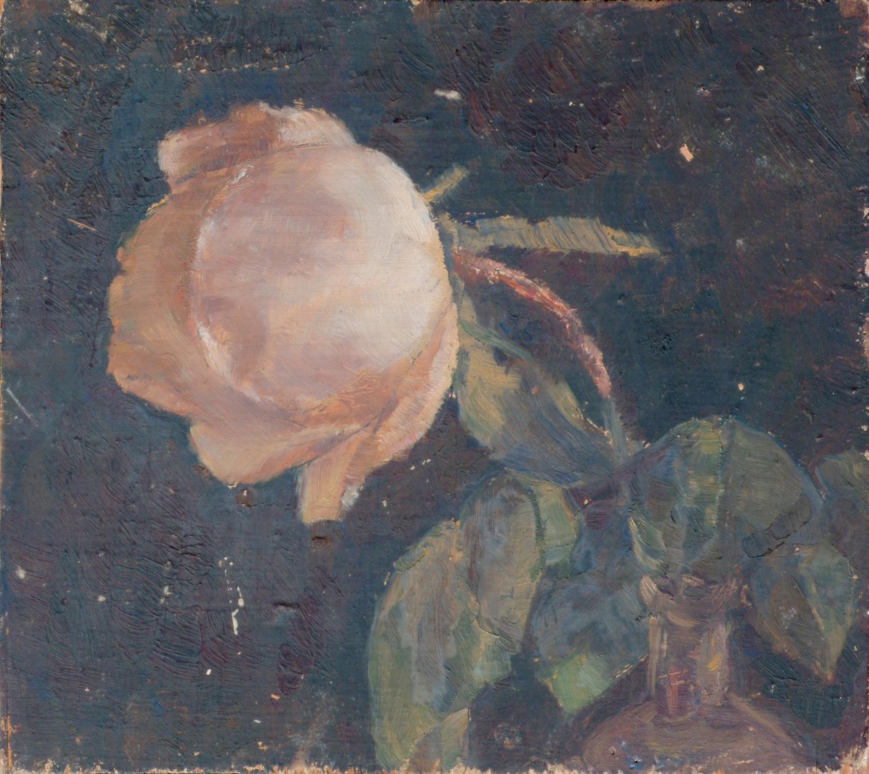 Vase med rose af Walther Gamerith