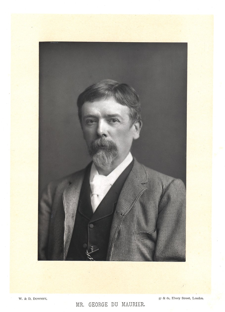 George Du Maurier, britisk forfatter og kunstner, c1895. af WandD Downey