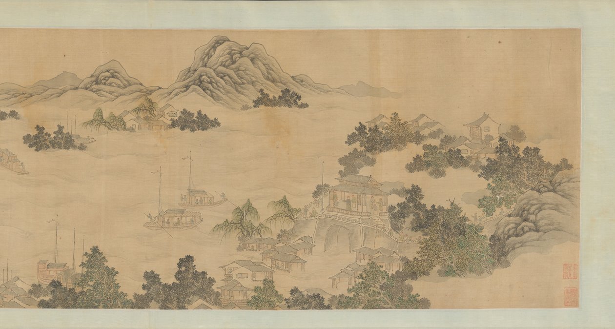 Reminiscens af Jinling, 1686. af Wang Gai