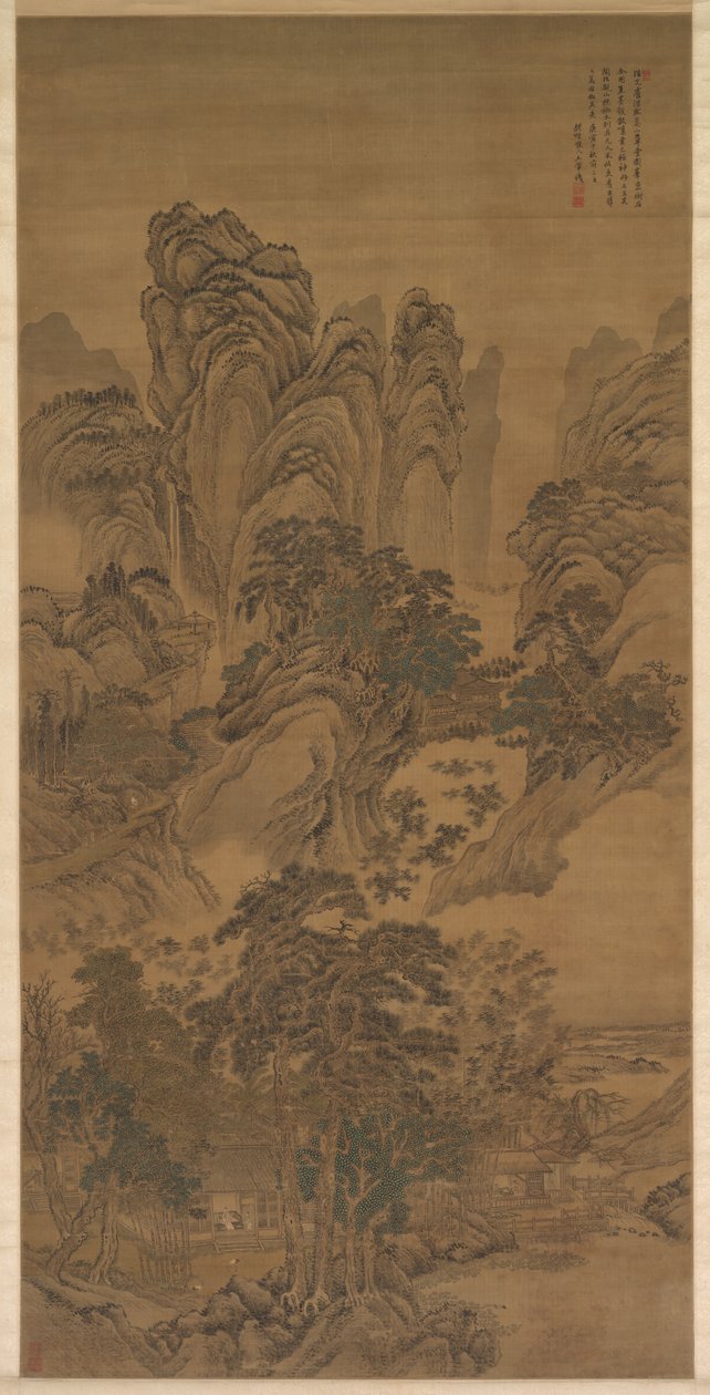 Landskab, 1632-1717. af Wang Hui