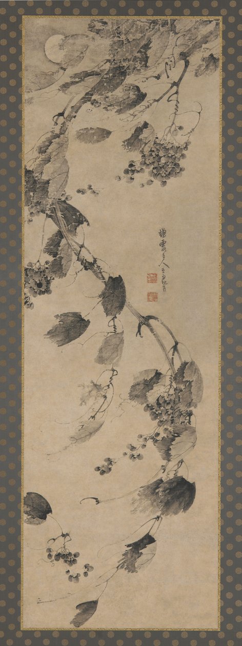 Vinranke i vind og måneskin af Wang Liangchen