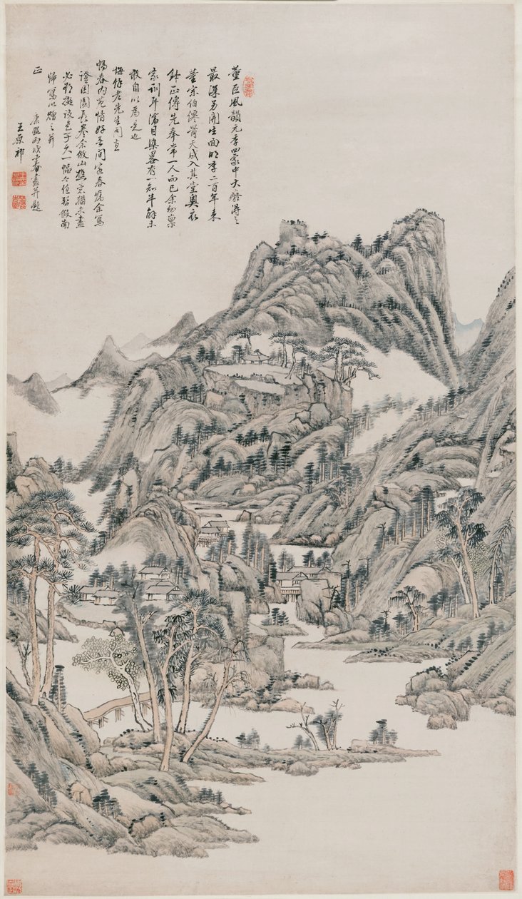 Landskab af Wang Yuanqi