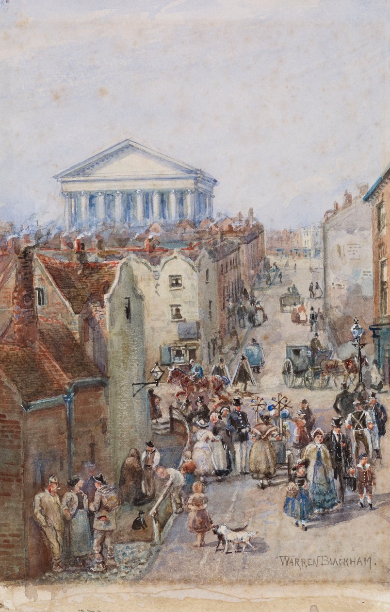 Hill Street, 1850 af Warren Blackham
