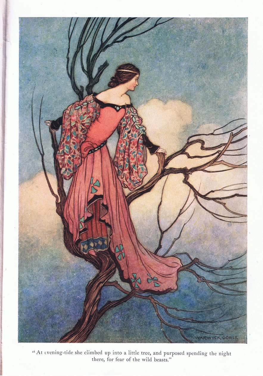 Ved aftenvande klatrede hun af Warwick Goble