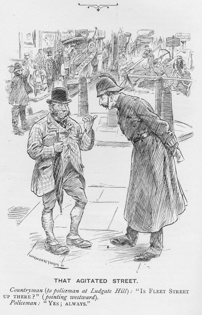 That Agitated Street, illustration fra 