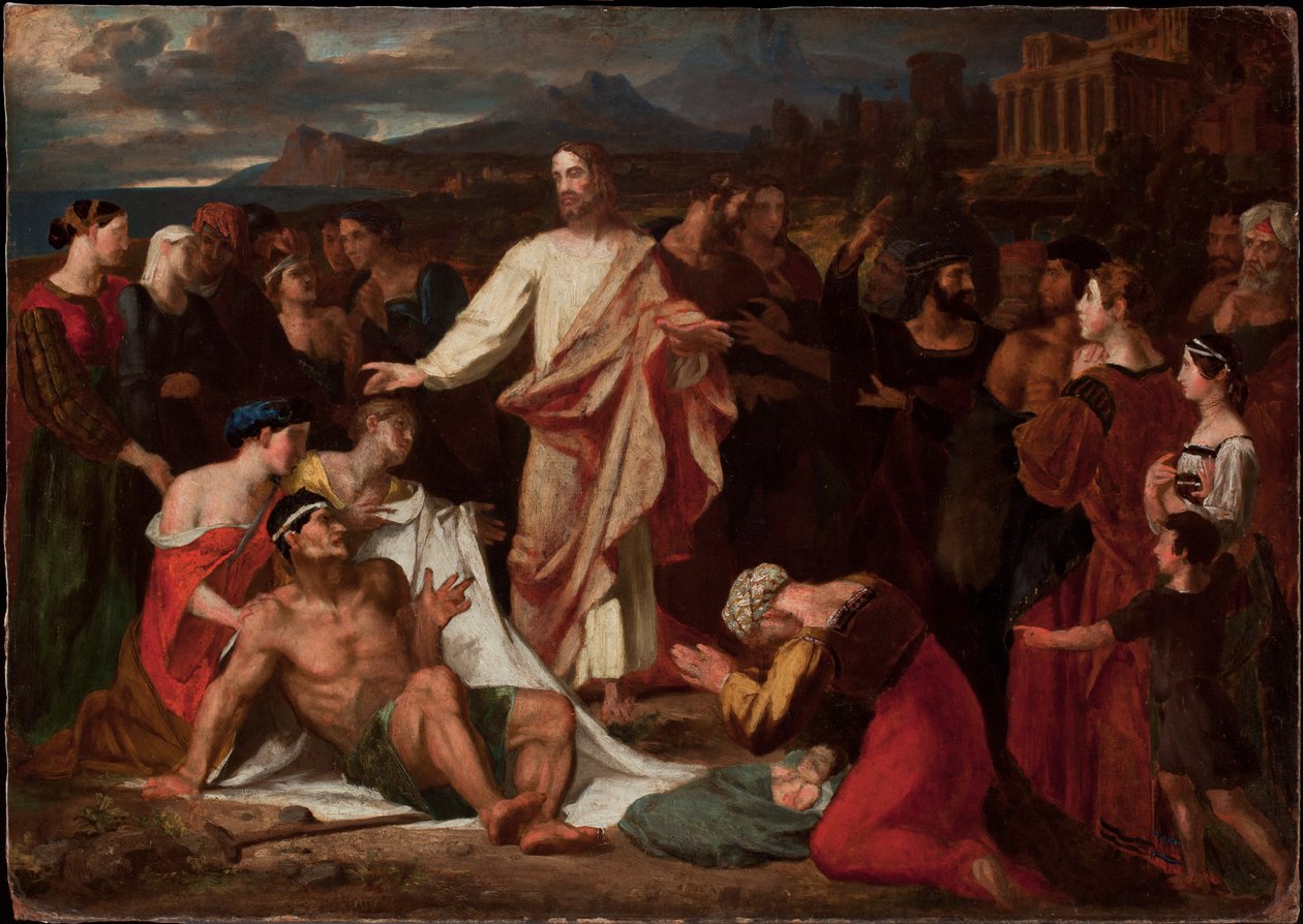 Kristus helbreder de syge af Washington Allston