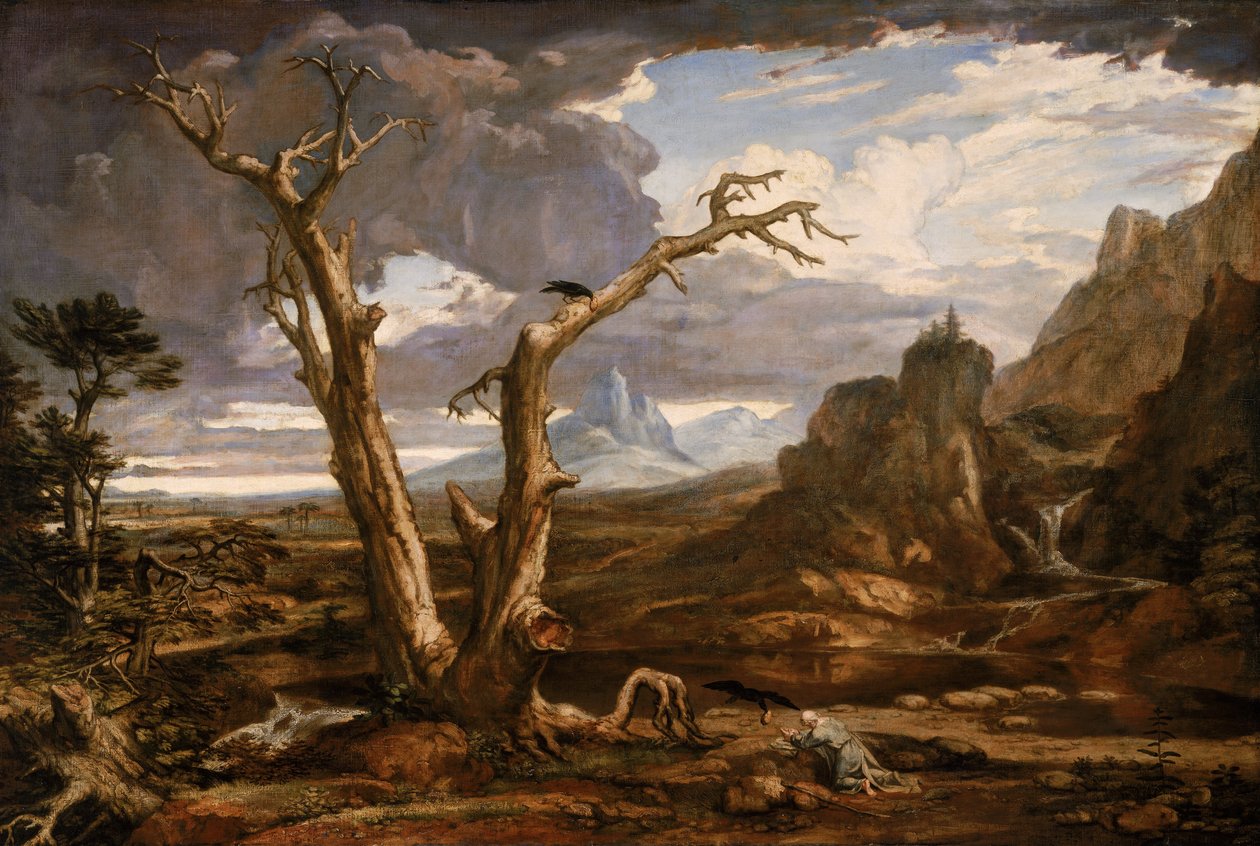 Elias i ørkenen af Washington Allston