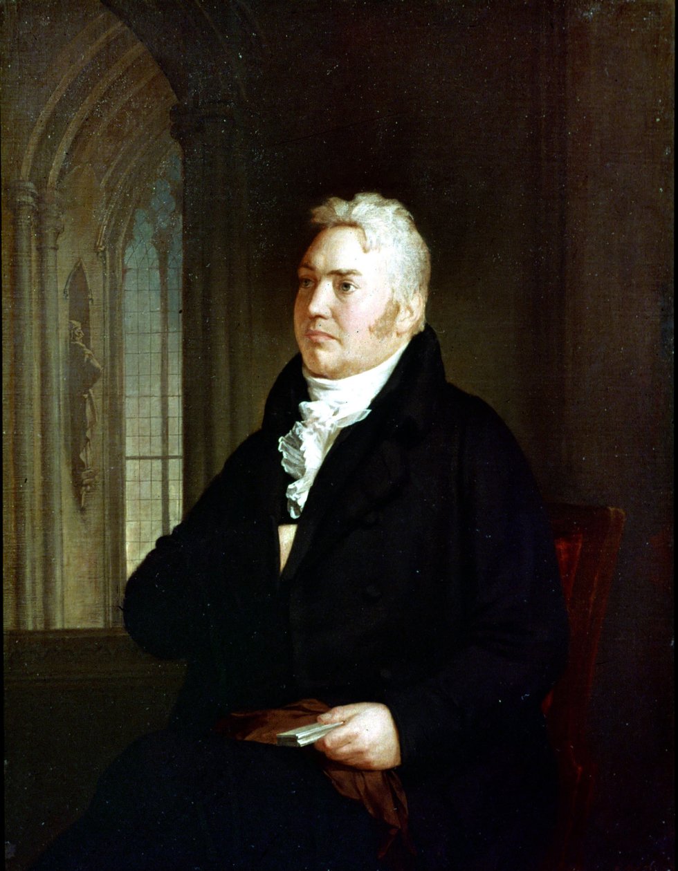 Portræt af Samuel Taylor Coleridge (1772 - 1834). Maleri tilskrevet Washington Allston (1779 - 1843) af Washington Allston