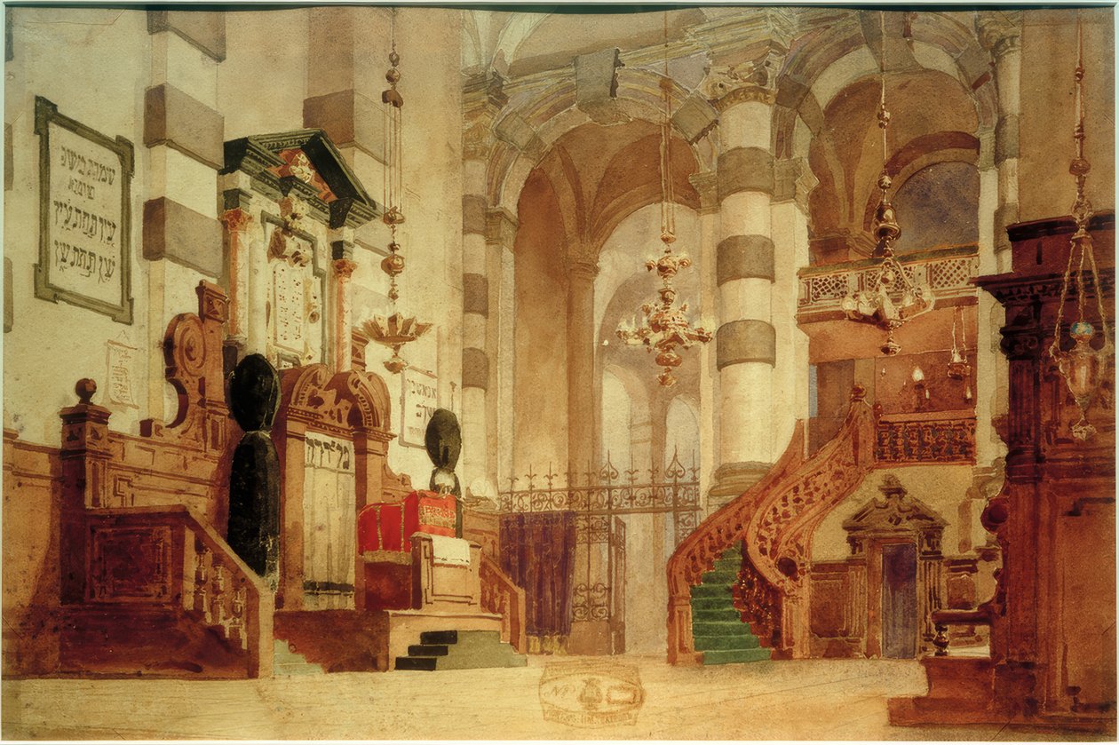 Interiør af katedralen af Vasilij Dmitrievich Polenov