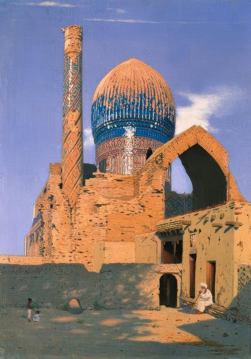 Gur-Emir-mausoleet i Samarkand af Wassili W. Werestschagin