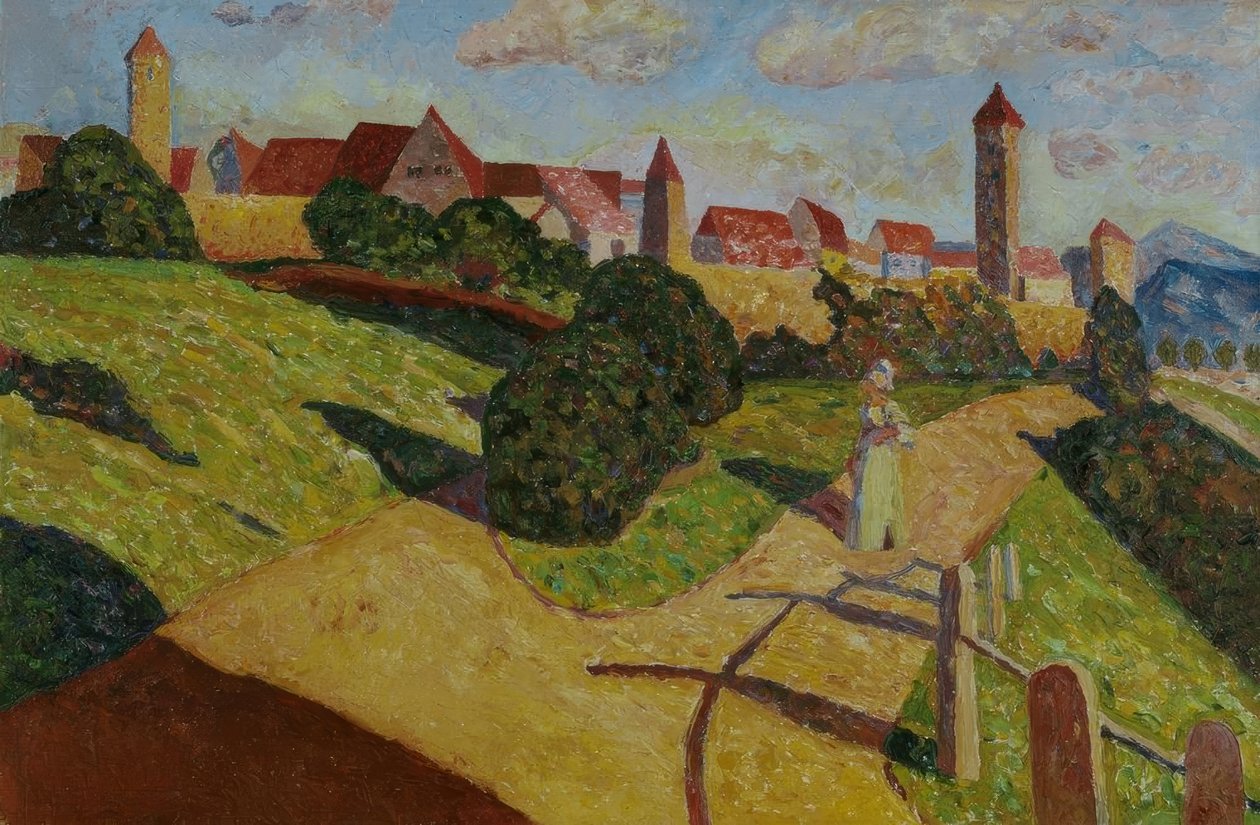 Gammel by af Wassily Kandinsky