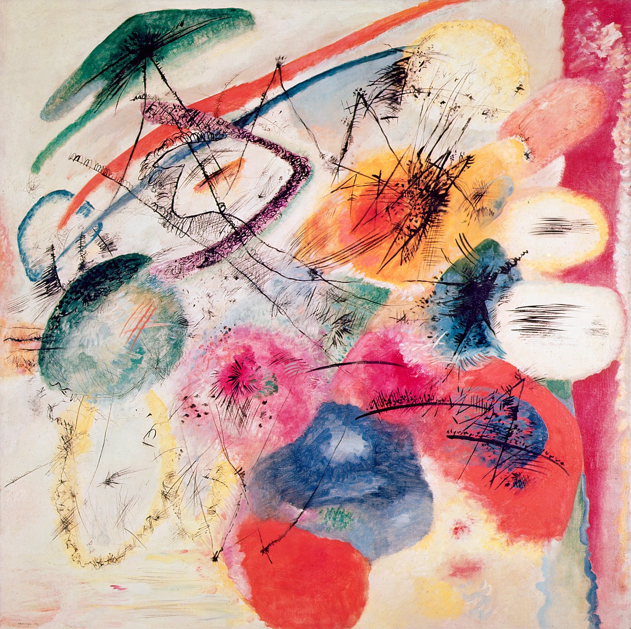 Black Lines, december 1913 af Wassily Kandinsky