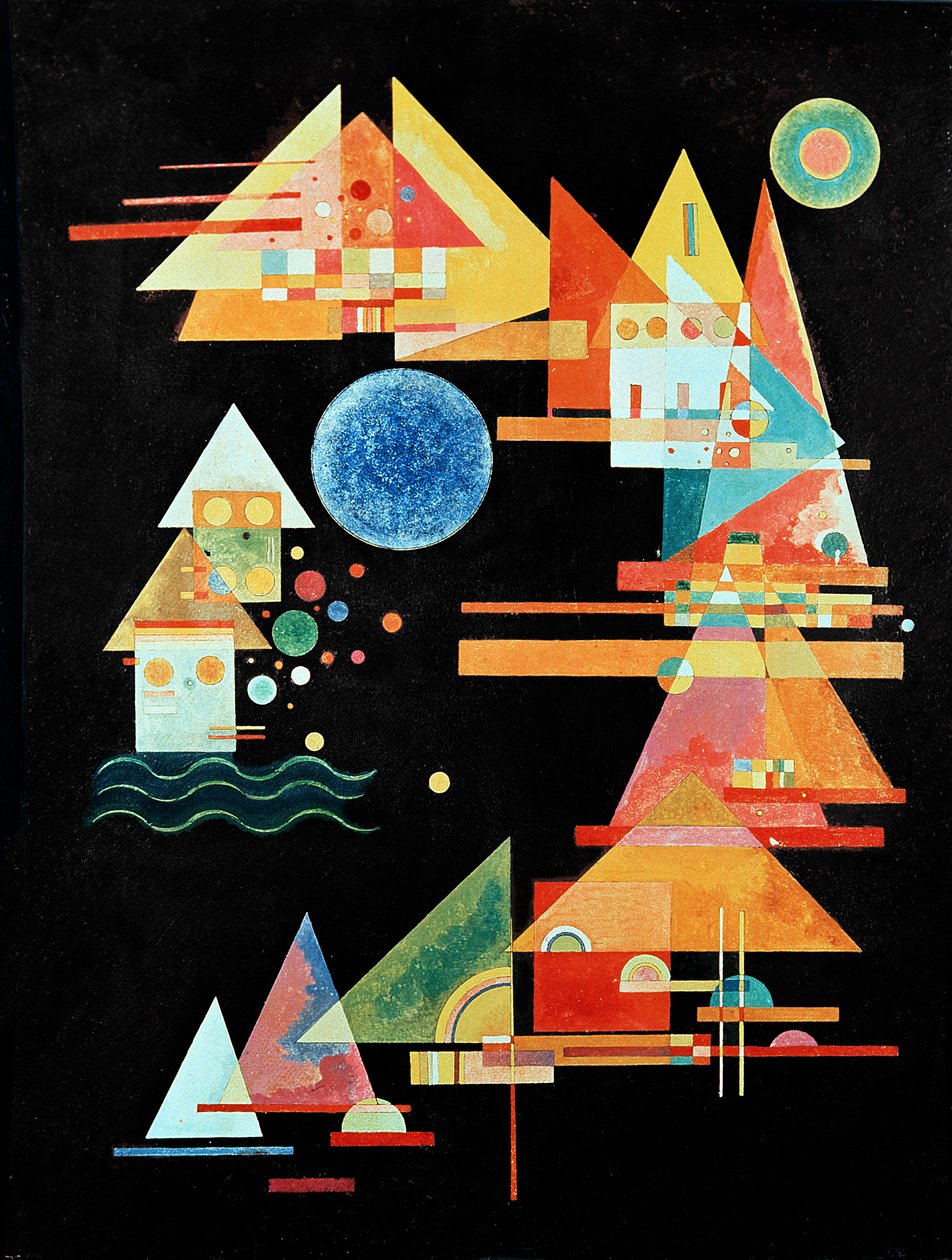 Bue og Pil, 1927 af Wassily Kandinsky
