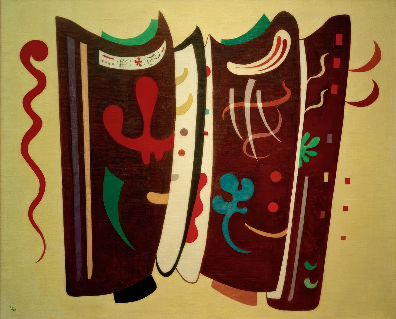 Brunt supplement af Wassily Kandinsky