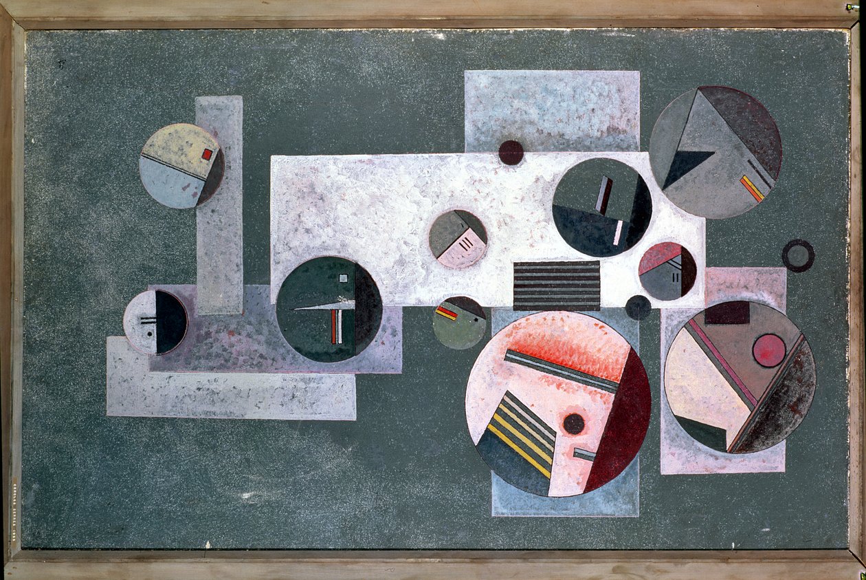 Lukkede kredse, 1933 af Wassily Kandinsky