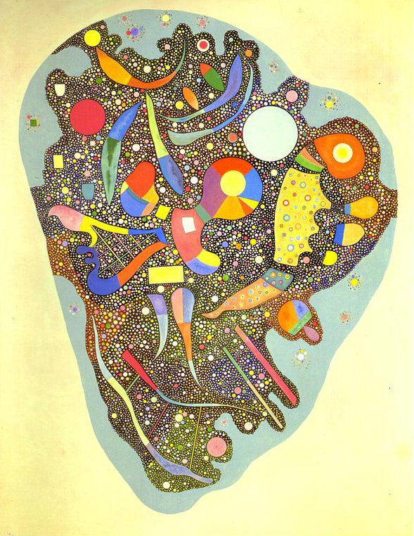 Farverigt ensemble af Wassily Kandinsky
