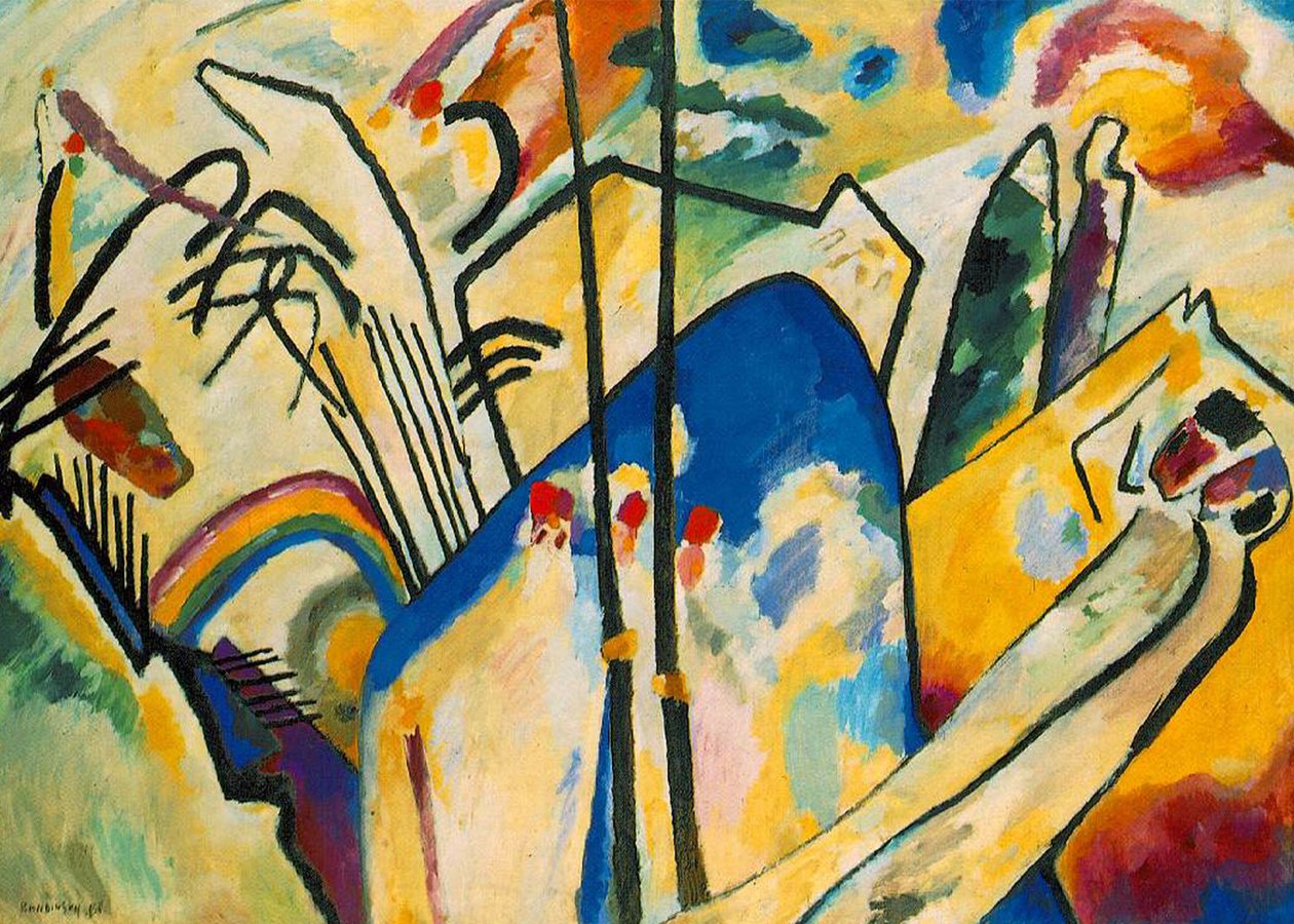 Sammensætning af Wassily Kandinsky