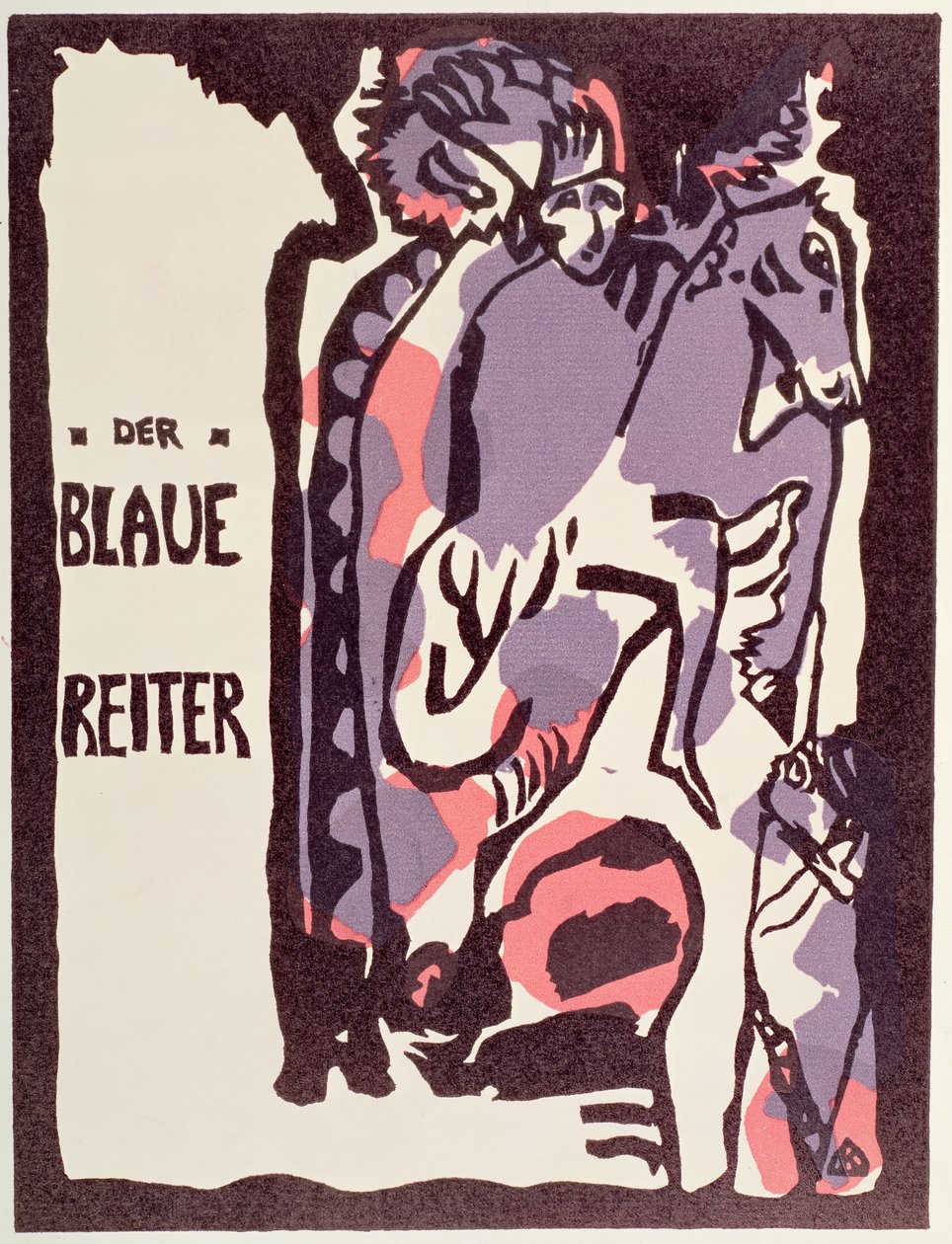 Forside af katalog for Der Blaue Reiter af Wassily Kandinsky
