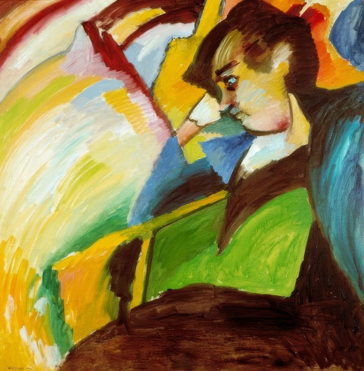 Dame af Wassily Kandinsky
