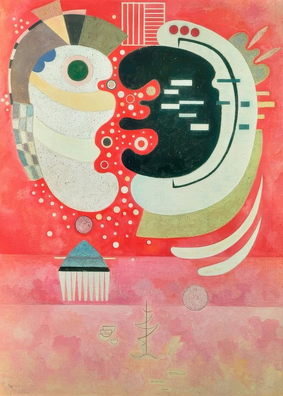 Mellem to af Wassily Kandinsky