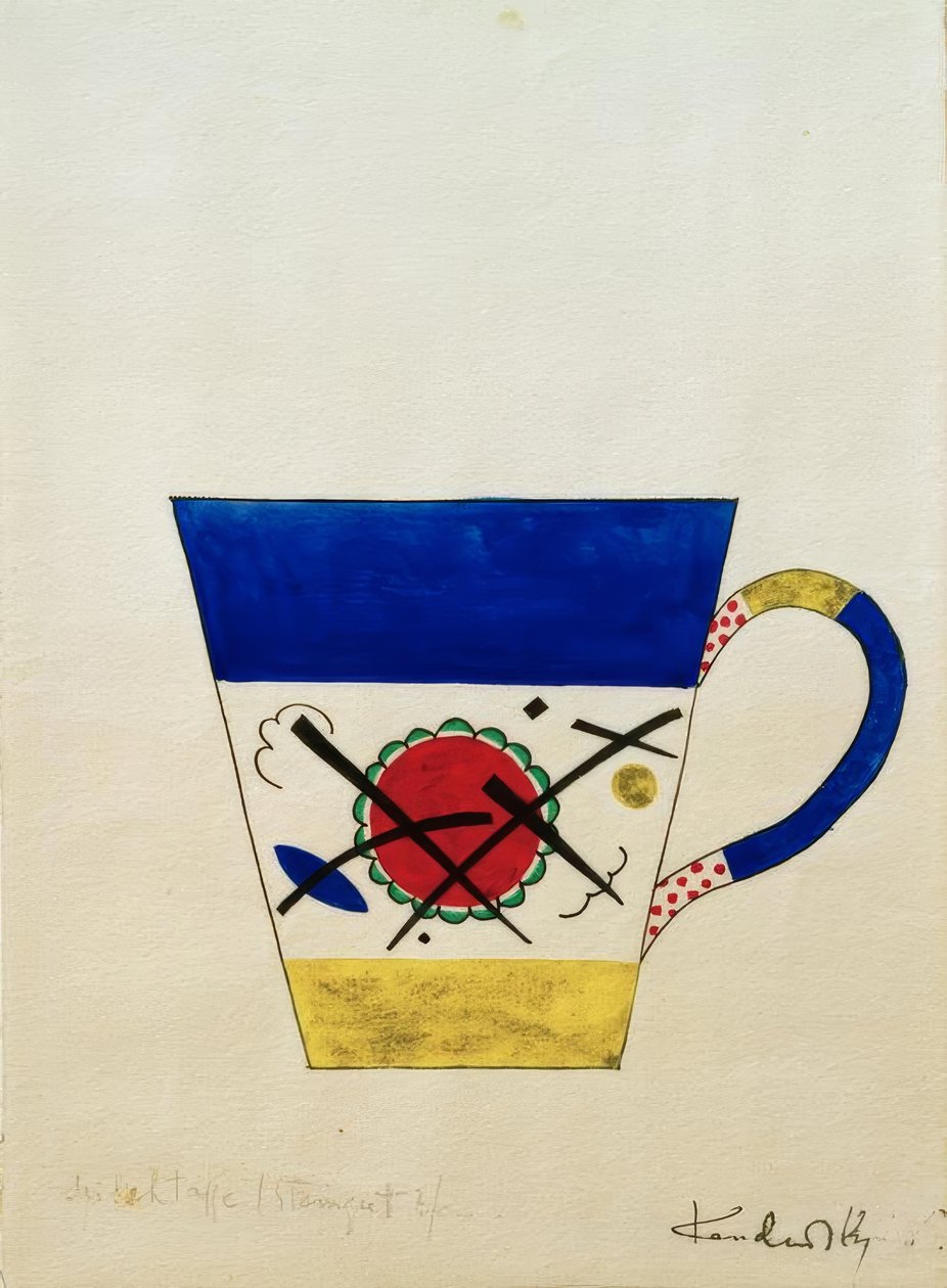 Designet til en mælkekop af Wassily Kandinsky