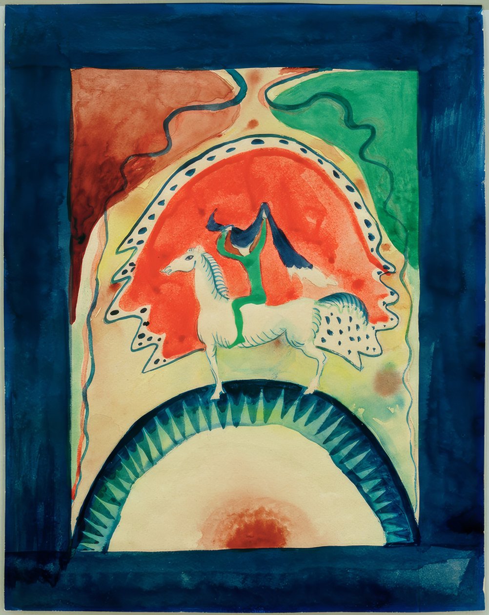 Design til omslaget til Almanac Der Blaue Reiter af Wassily Kandinsky