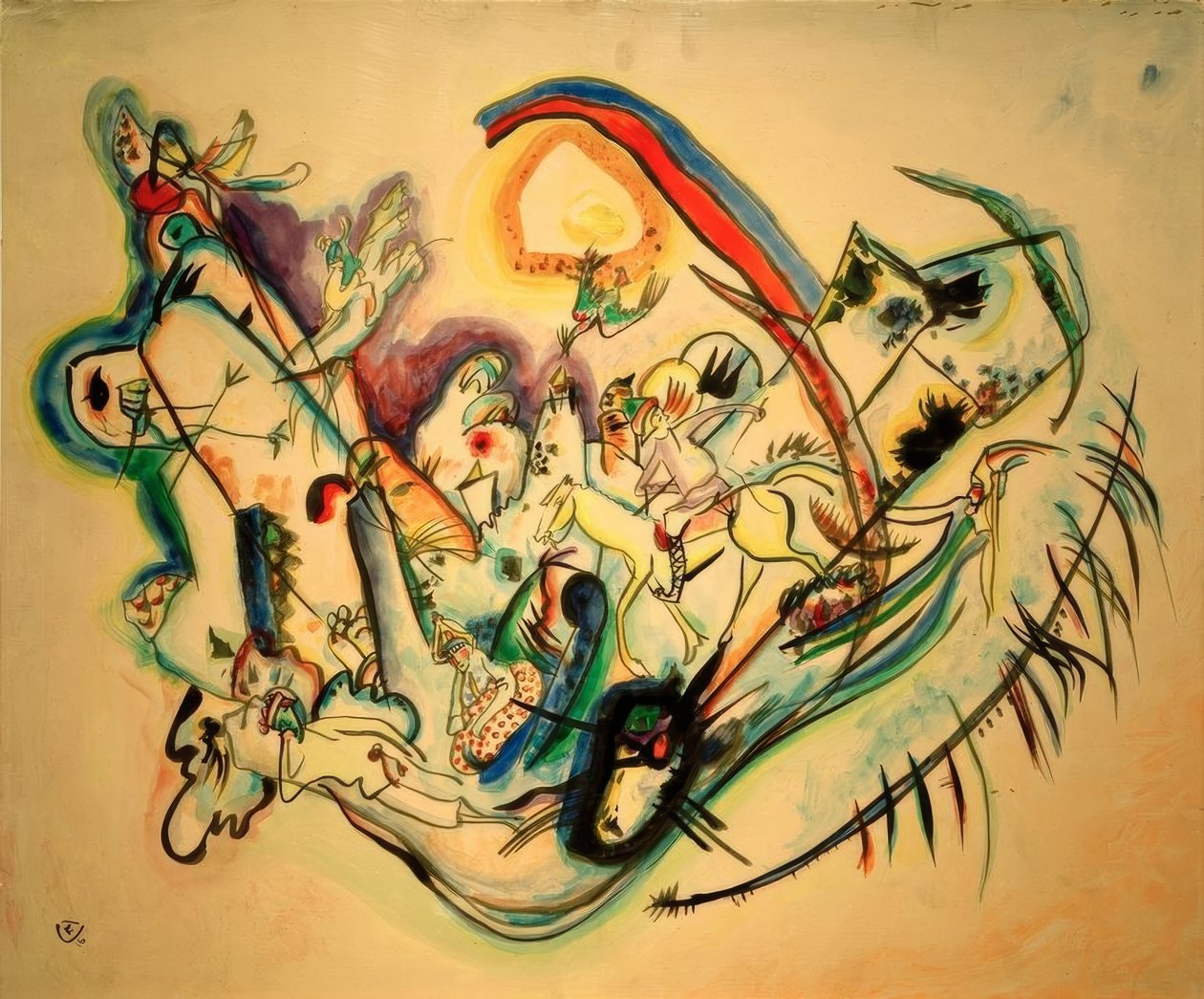 Ildfugl af Wassily Kandinsky