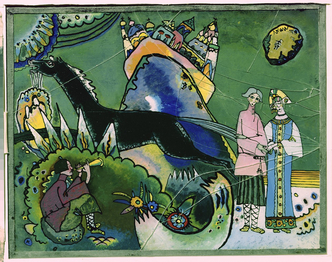 Golden Cloud, 1918 af Wassily Kandinsky
