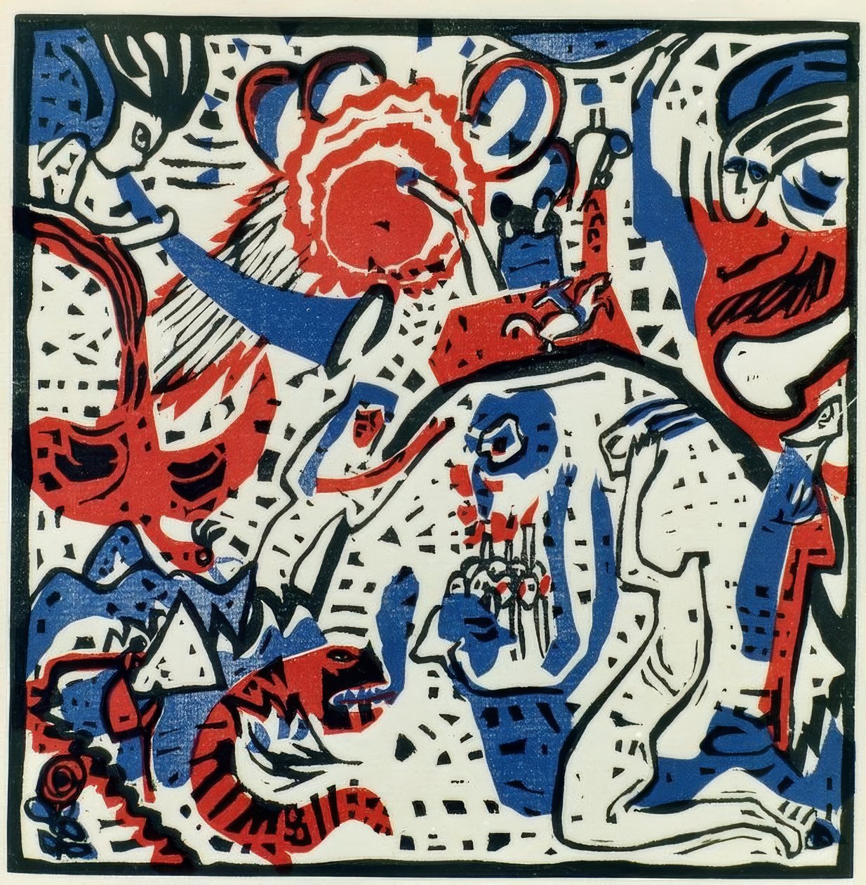 Stor opstandelse af Wassily Kandinsky