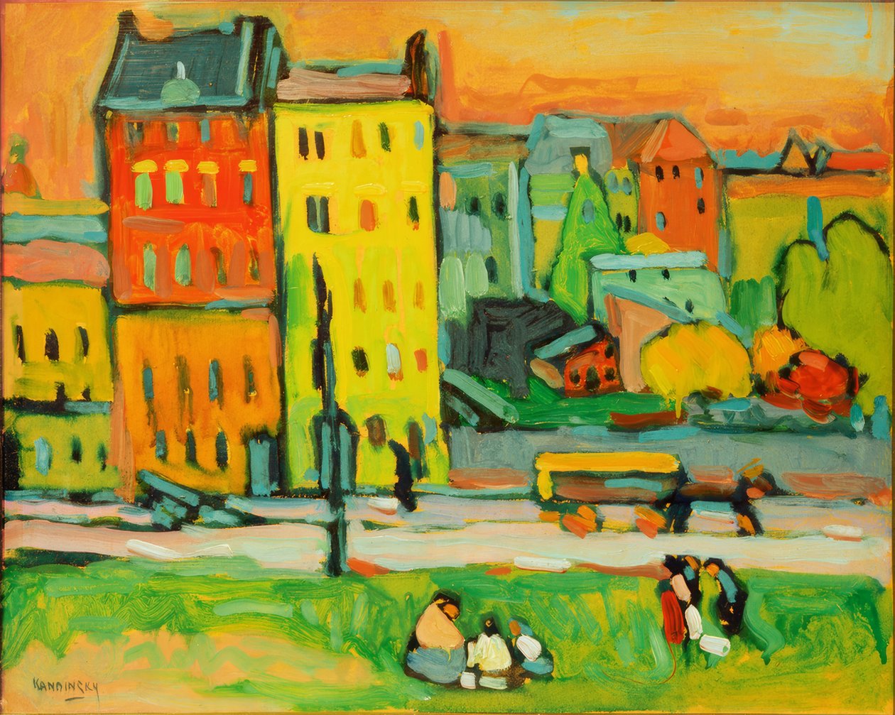 Huse i München af Wassily Kandinsky