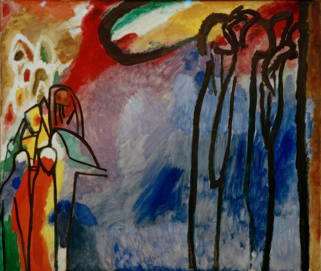 Improvisation 19 af Wassily Kandinsky