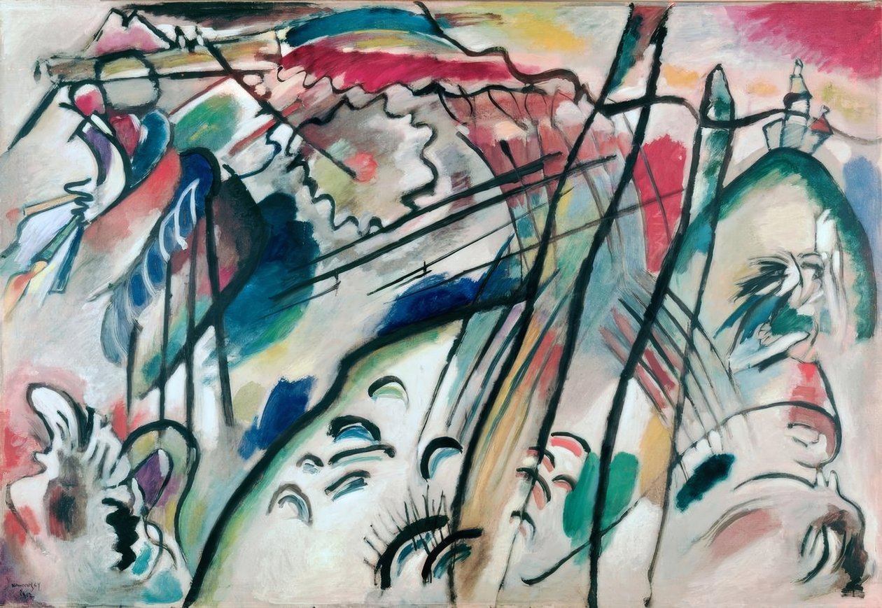 Improvisation 28 af Wassily Kandinsky