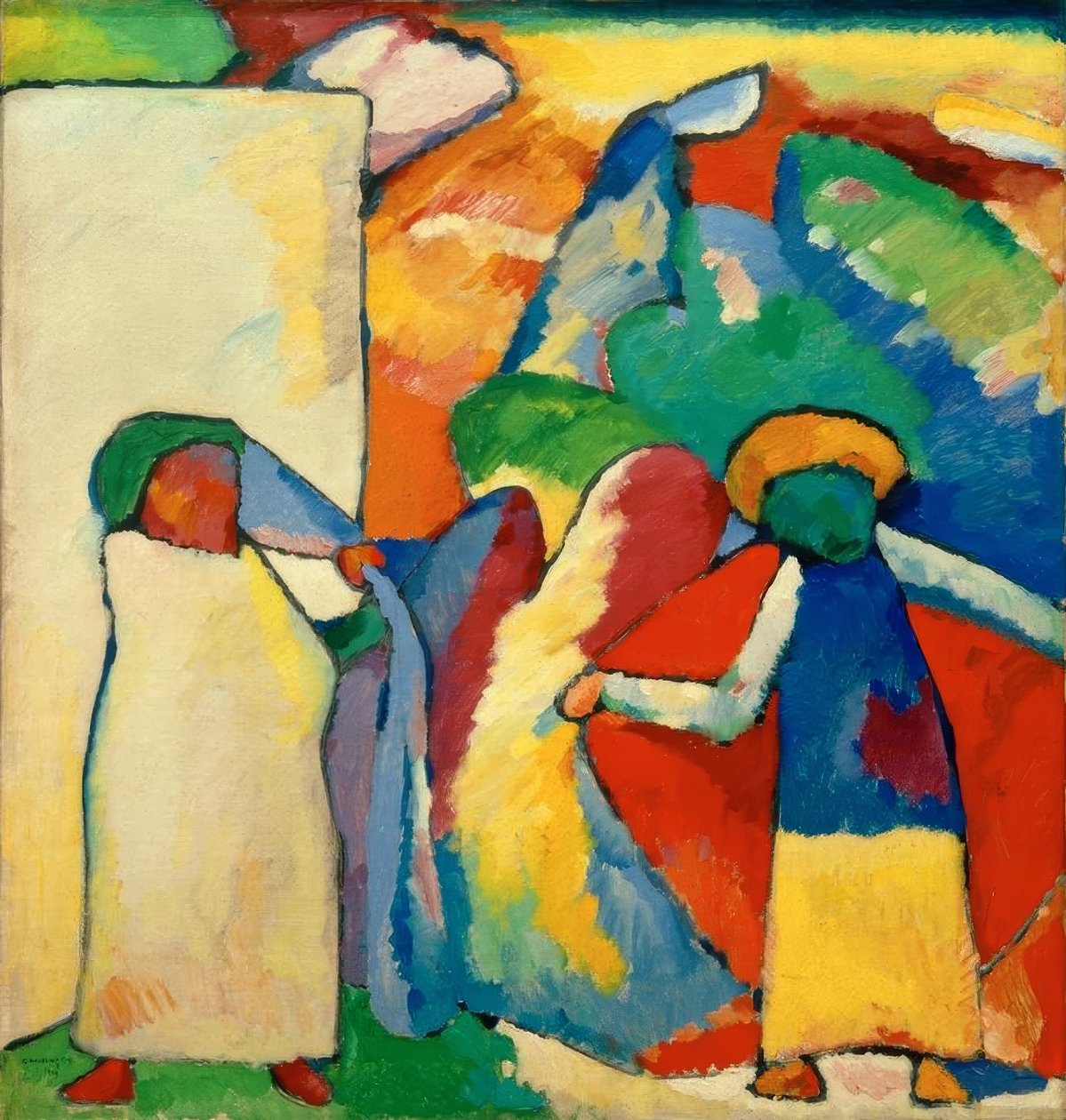 Improvisation 6 (afrikansk) af Wassily Kandinsky