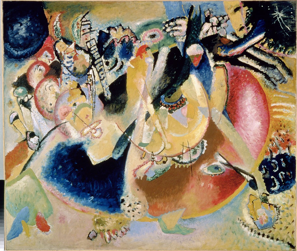Improvisation af kolde former, 1914 af Wassily Kandinsky