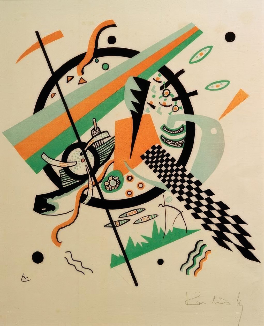 Små verdener IV af Wassily Kandinsky