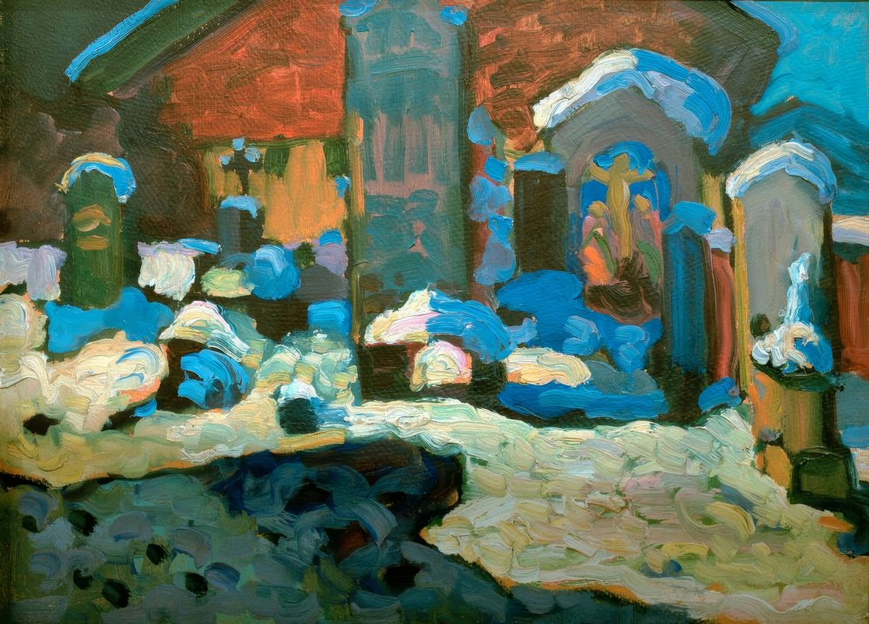 Kochel – Friedhof af Wassily Kandinsky