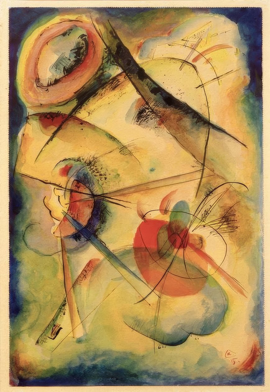 Komposition Z af Wassily Kandinsky