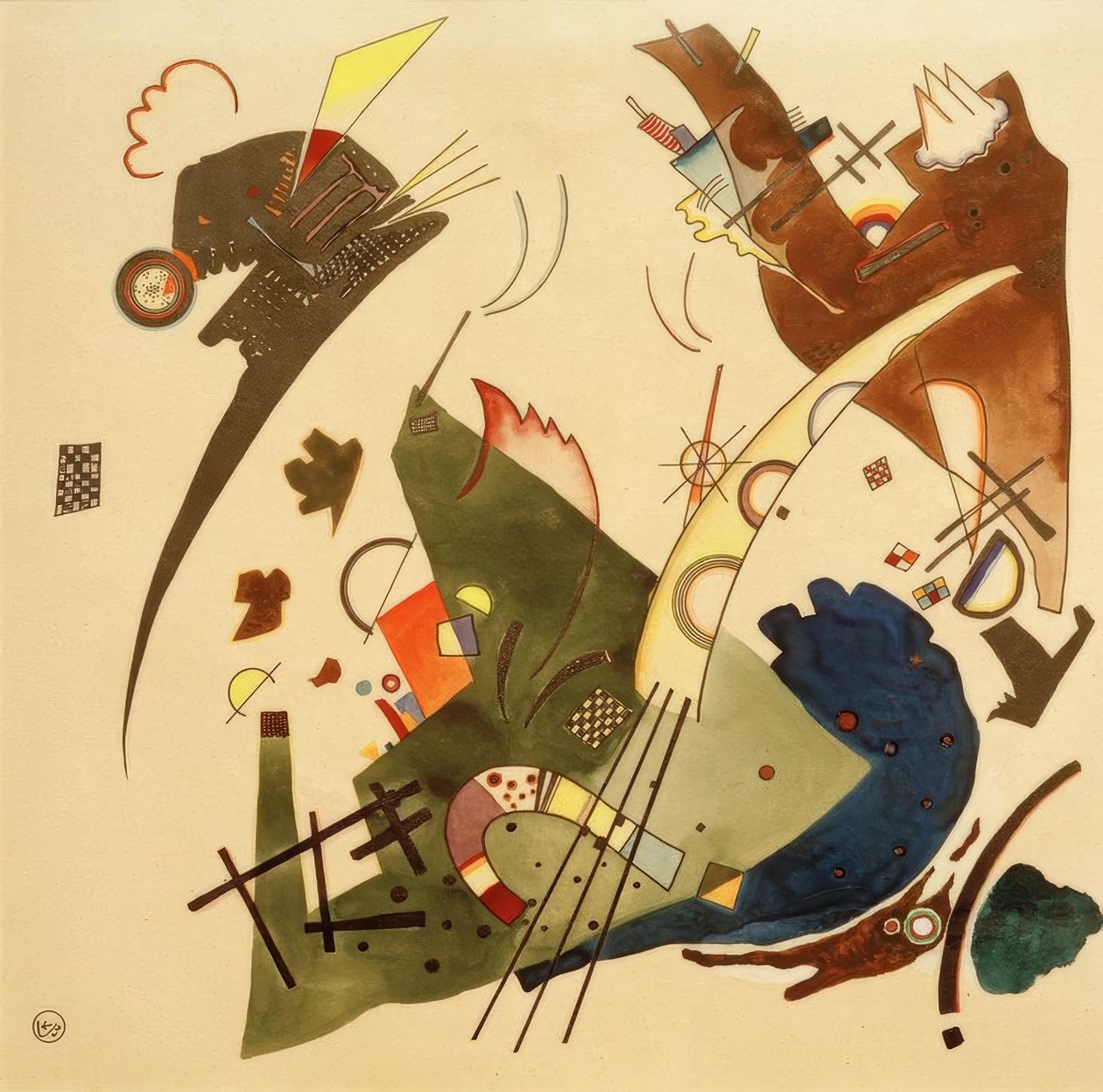 Cirkler af Wassily Kandinsky