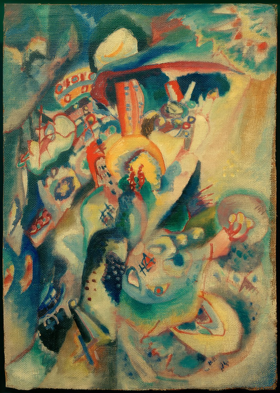 Moskva II af Wassily Kandinsky
