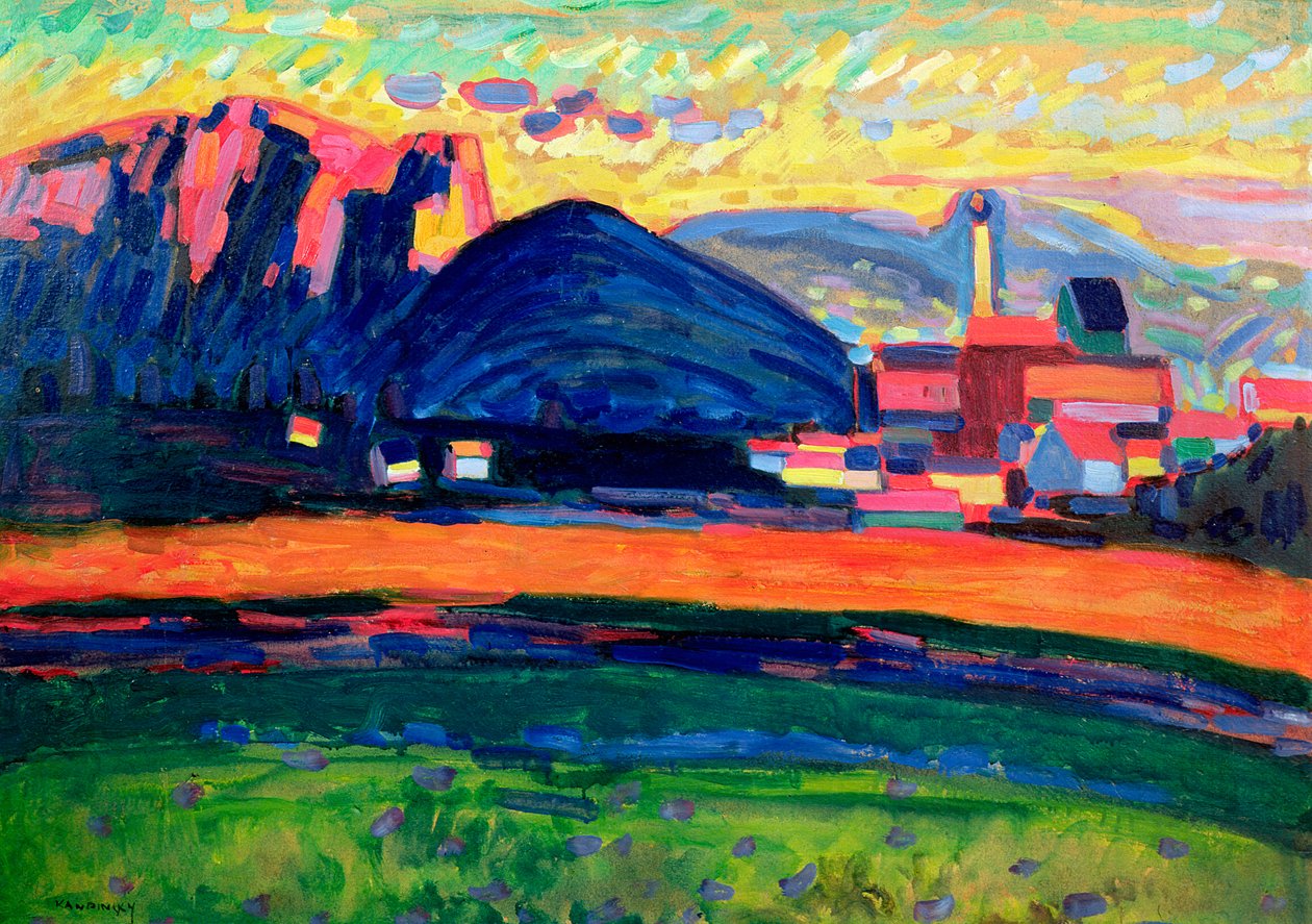 Murnau, 1907 af Wassily Kandinsky