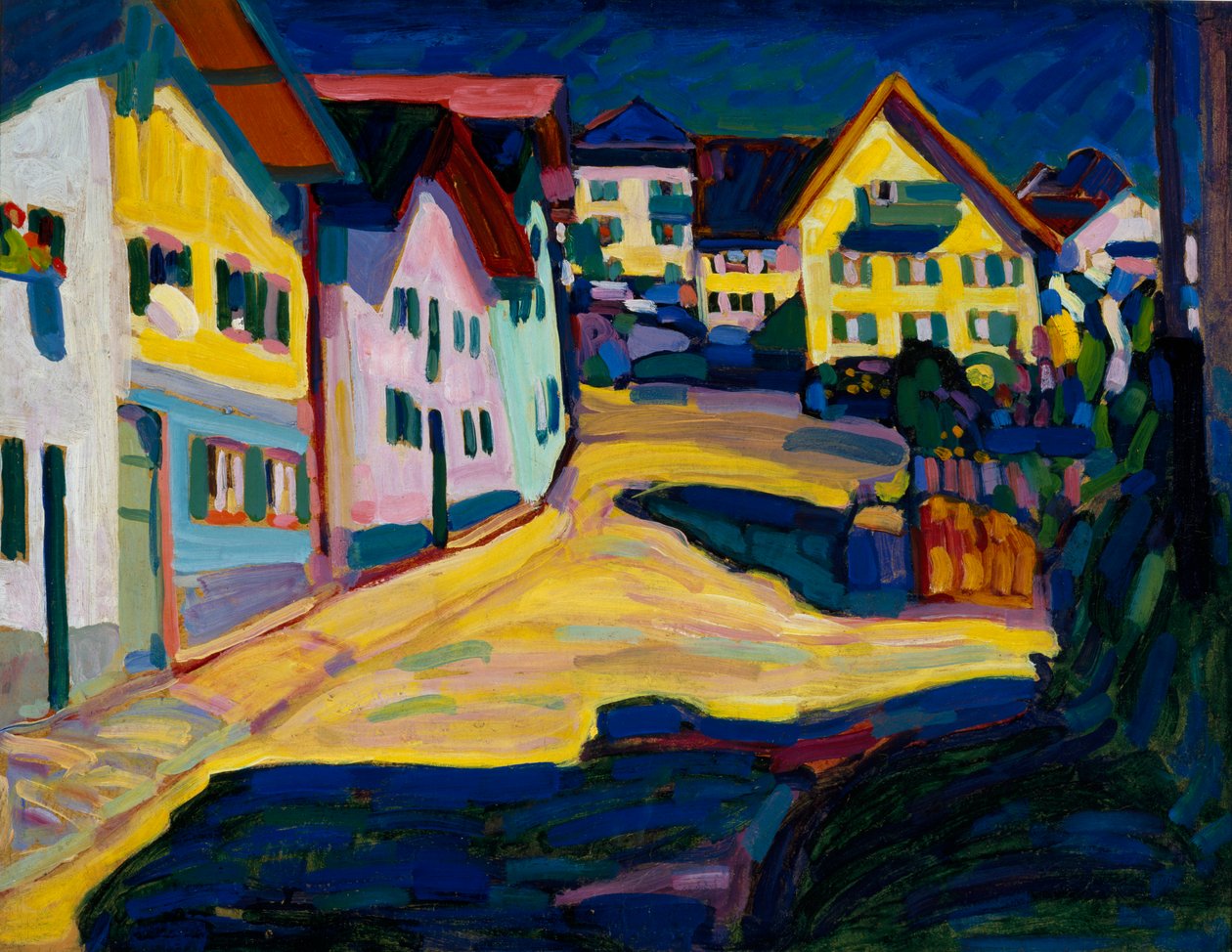 Murnau, Burggrabenstrasse af Wassily Kandinsky